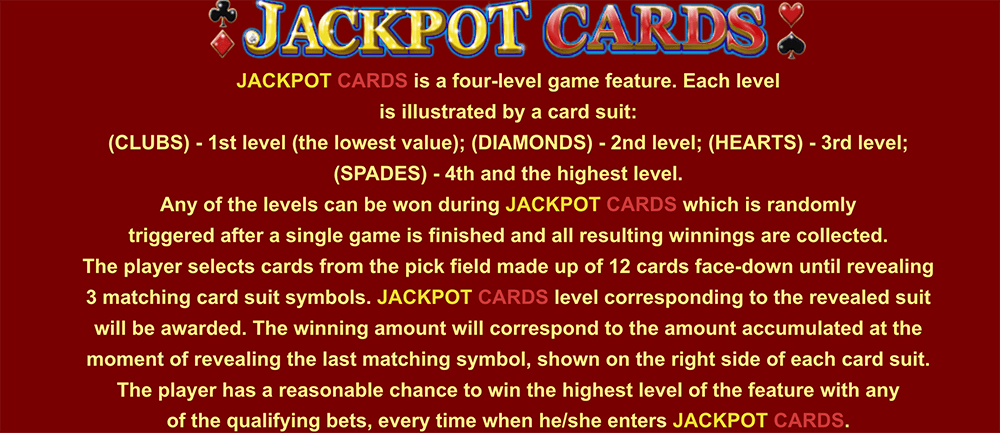 Jackpot Cards